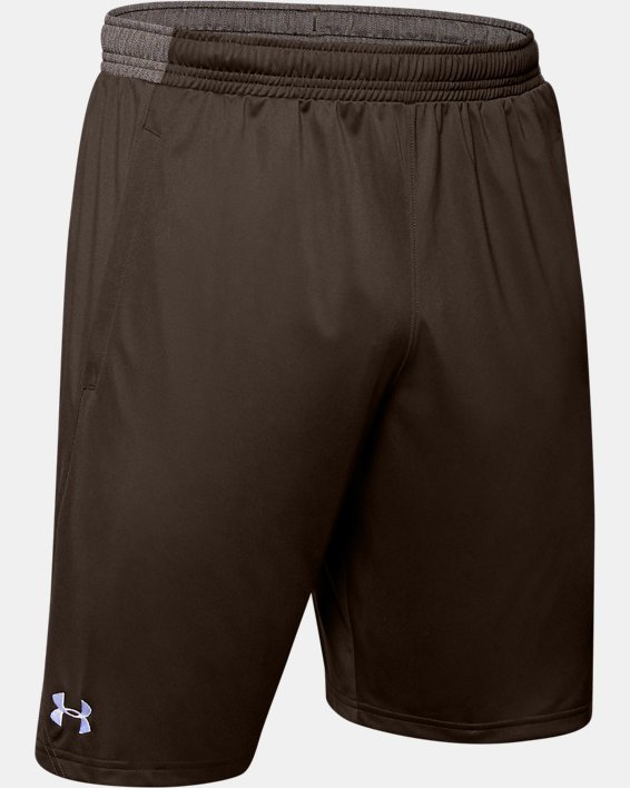 Men's UA Locker 9" Pocketed Shorts, Brown, pdpMainDesktop image number 0